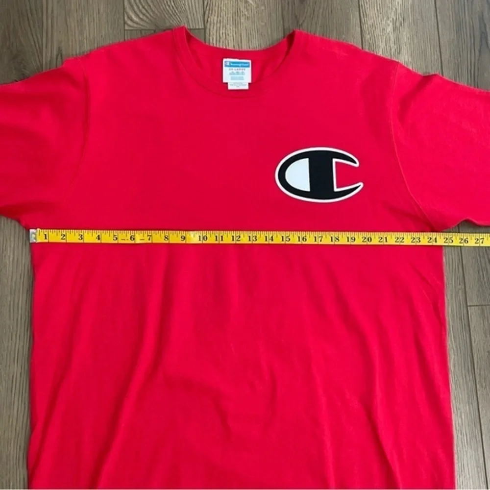 Champion‎ Red Big Logo T Shirt